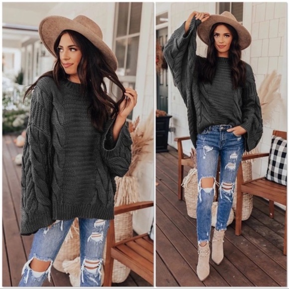 ISO looking for cream knit loose fitting sweater - Picture 2 of 3